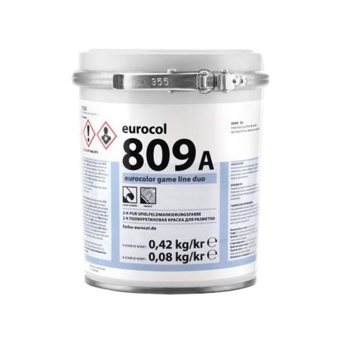 Краска Forbo Eurocol 809-А Eurocolor Game Line Duo 2К PU красн. ,0,5 кг
