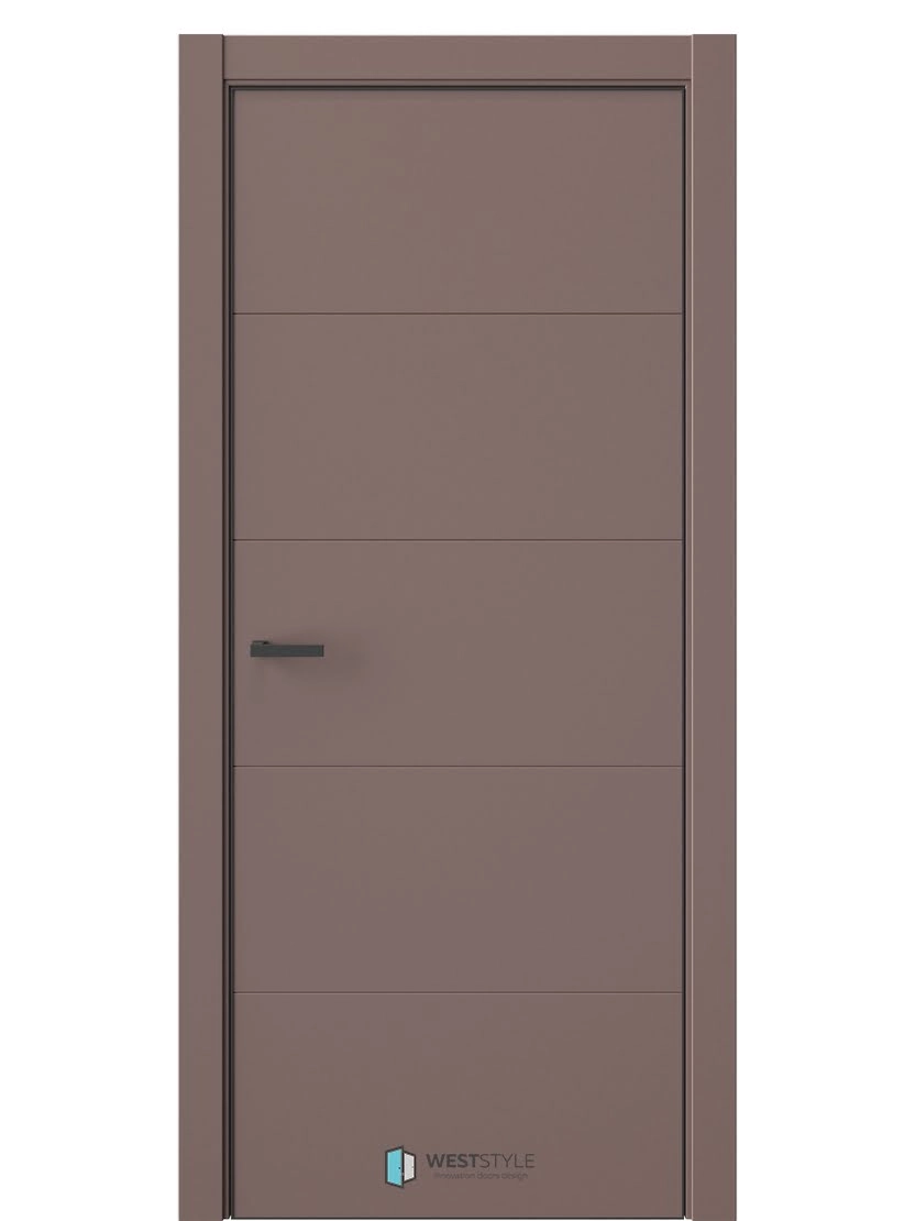 Межкомнатная дверь WestStyle Industrial IN10 ДГ  Милкшейк